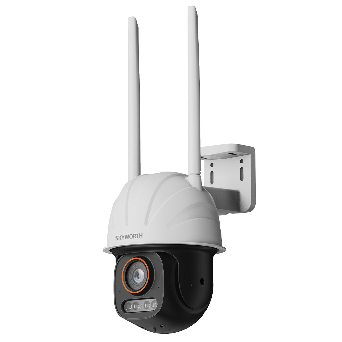 防犯カメラ 屋外 屋内 監視カメラ 500万画素 小型 高齢者 子供 ペット 音声 360度 2.4G Wi-fi IP66 AI人体検出機能 動作検知 車両検知 動態検知 SKYWORTH