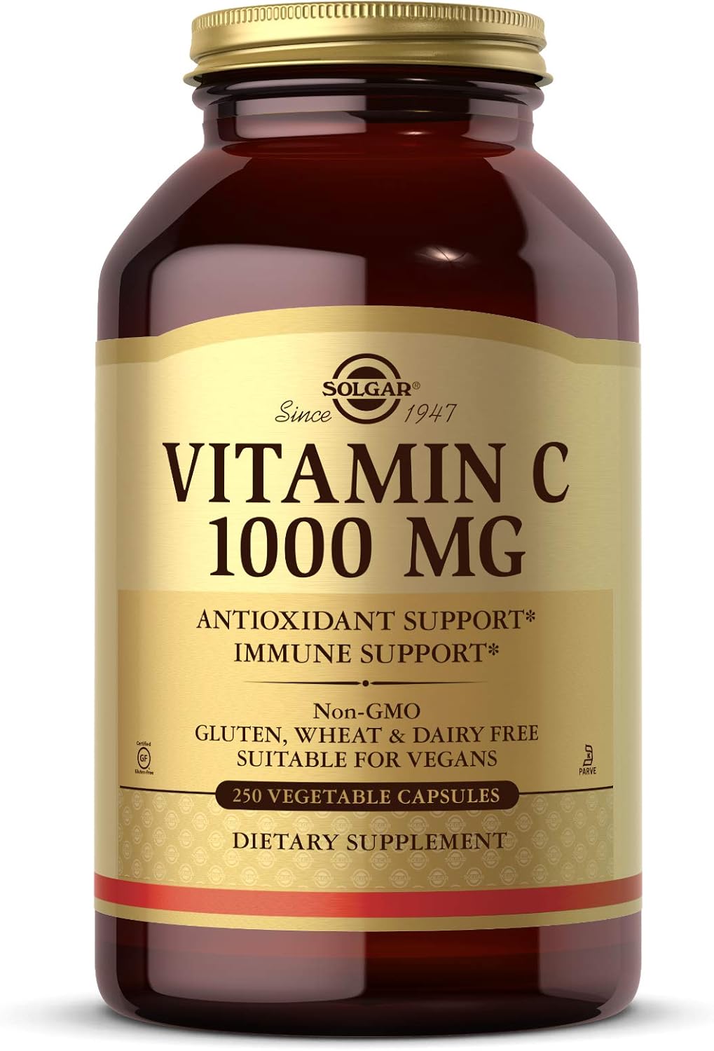Solgar Vitamin C 1000 mg, 250 Vegetable Capsules 5,508円