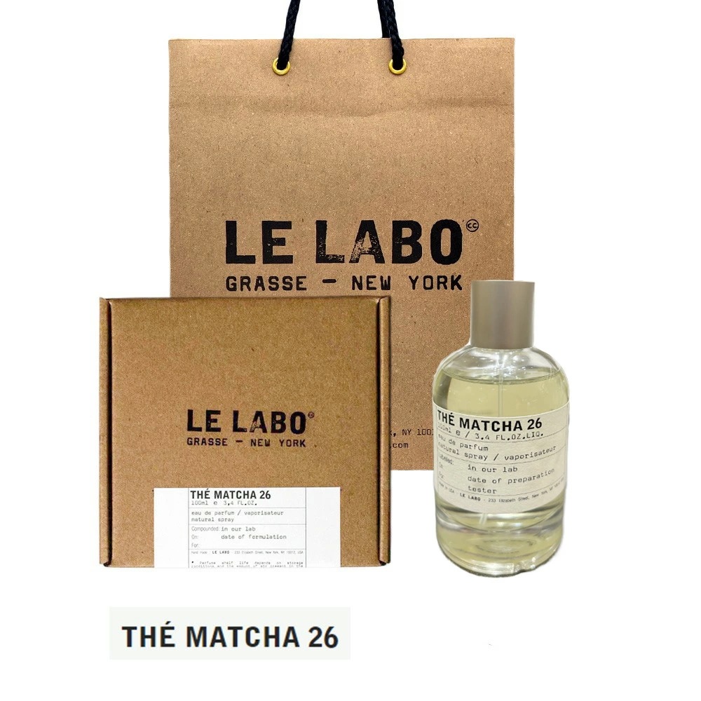 【国内正規品】 ル ラボ マッチャ 26 THE MATCHA 26 オードパルファム 香水 eau de parfum 50mL 【公式BOXラッピング】ショッパー付き プレゼント ギ