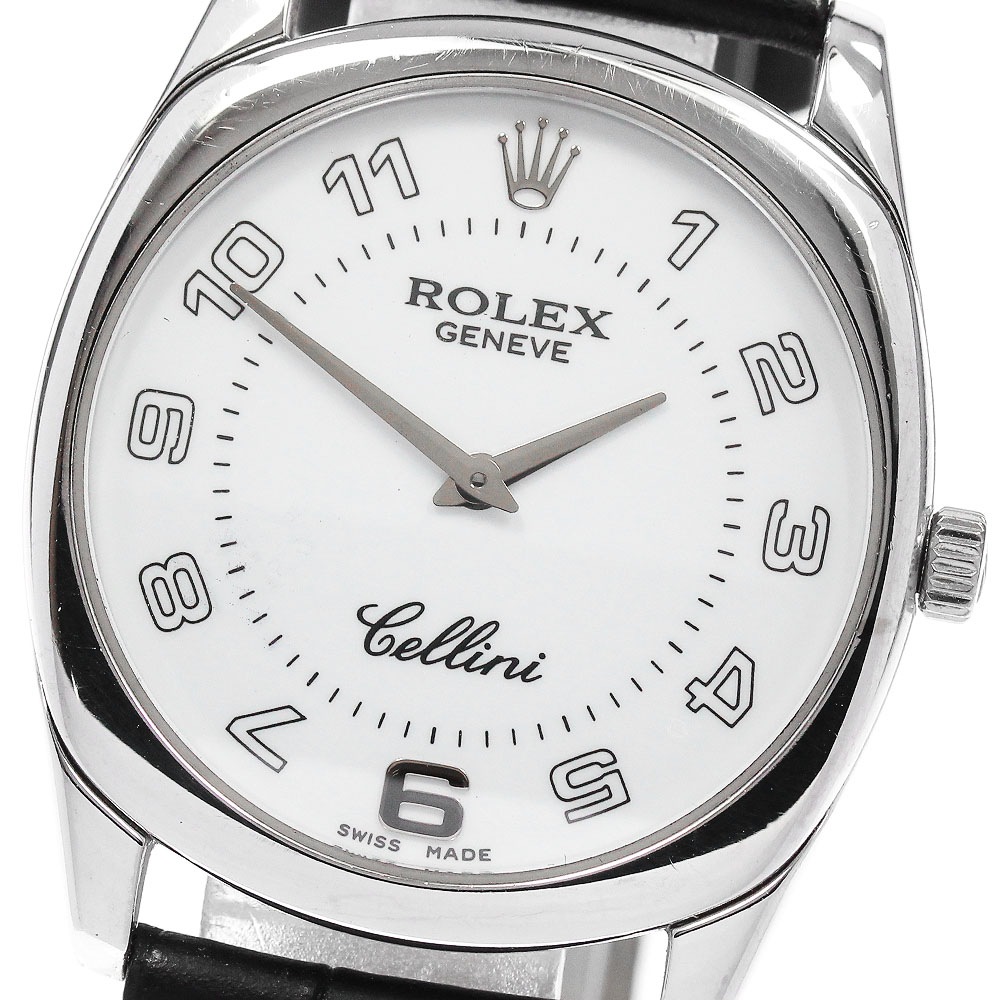 ロレックス ROLEX 4233/9 チェリーニ ダナオス K18WG cal.1602 手巻き メンズ 保証書付き_849815【中古】