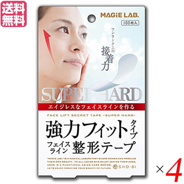 MAGiE LAB.(マジラボ) 整形テープ強力タイプ100枚入 4個セット