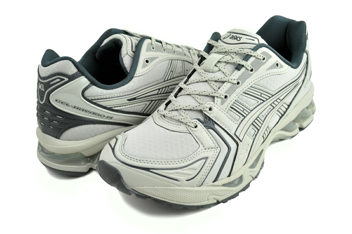 ゲルカヤノ 14 ホワイトセージ グラファイト グレー スニーカー リップストップナイロン 1203a412-020
