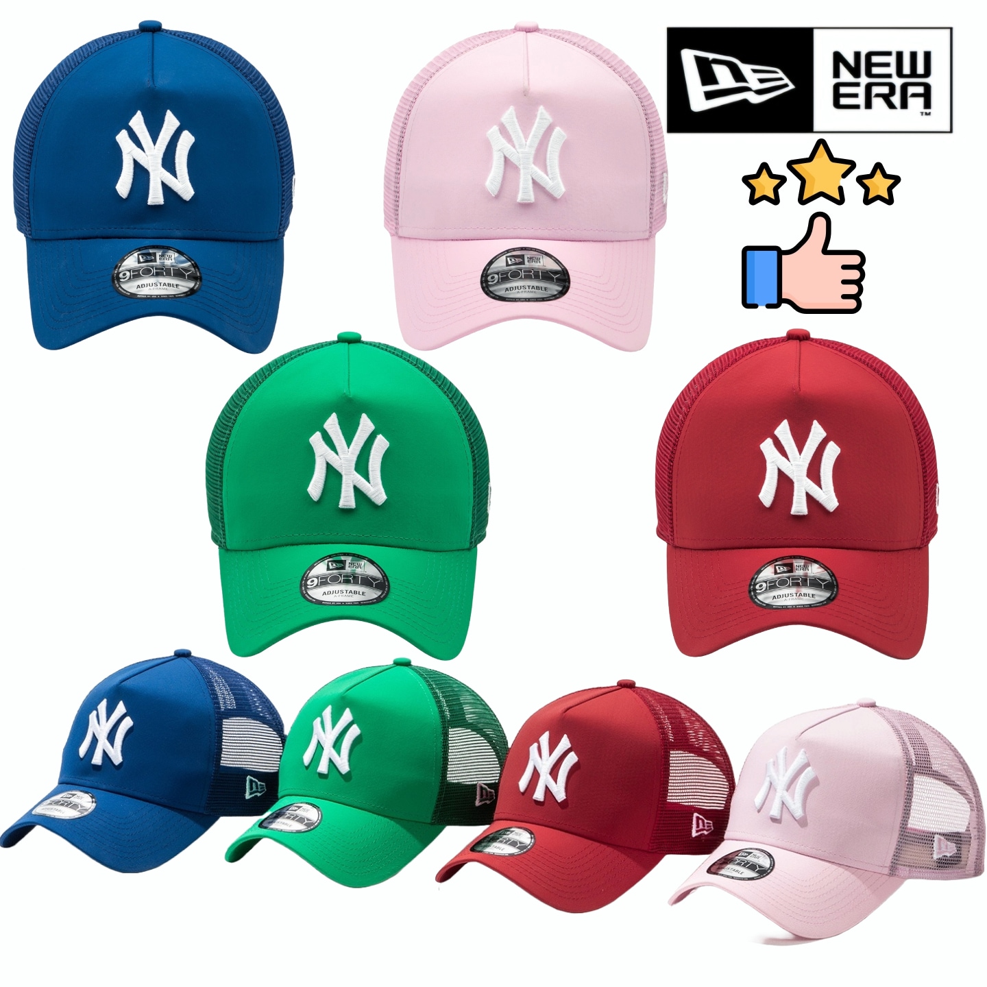 MLB CARVICO A-FRAME, 2025 MLBニューヨークヤンキースカルビコAフレームボールキャップ刺繍ロゴメッシュボールキャップニューヨークヤンキースロゴカップル帽子夏ボールキャップ