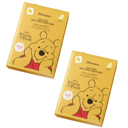 ディズニーコレクション Winnie the Pooh バイタル ゆずマスク 30mlx10p 1+1 シール ランダム発送