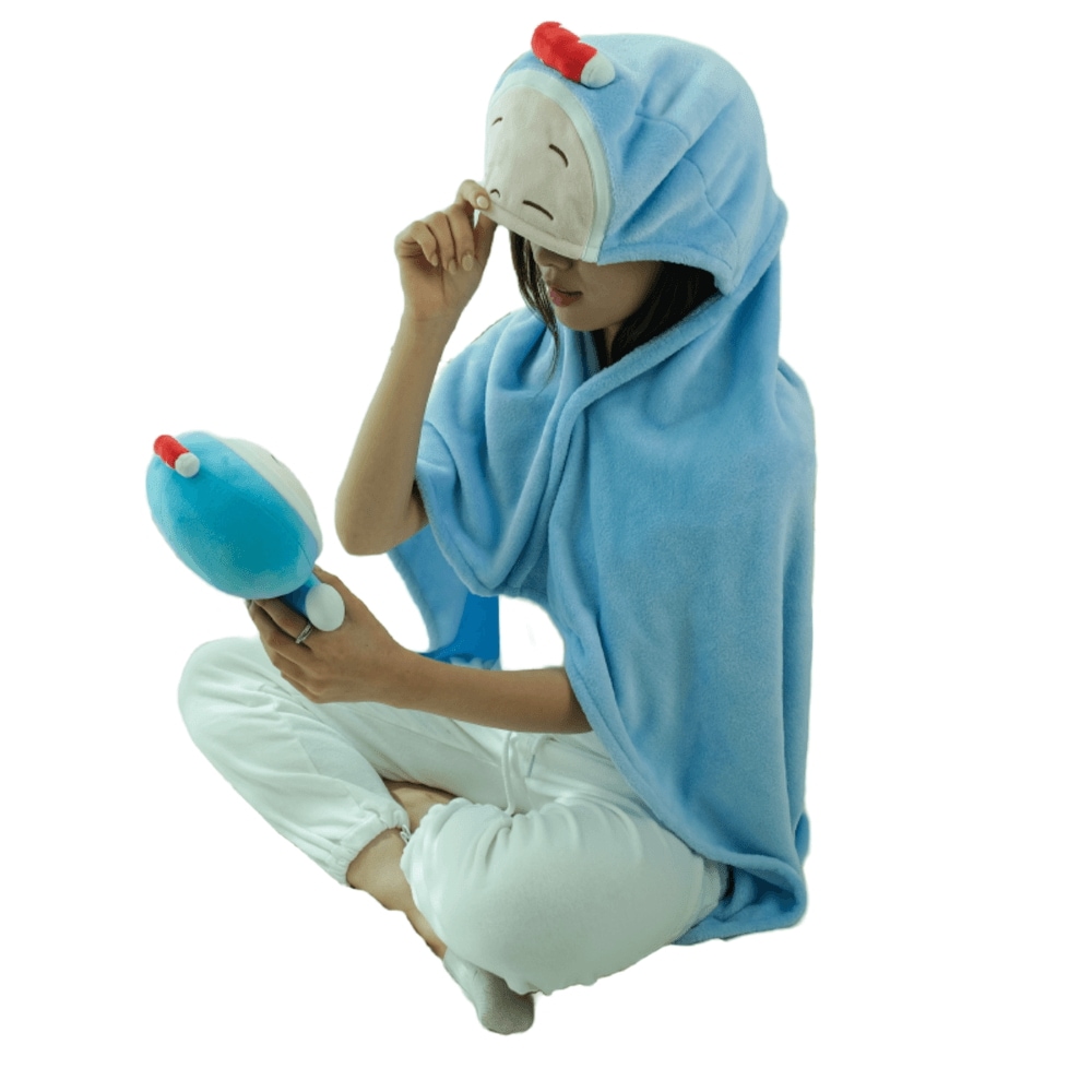 ユミの細胞たち フード毛布