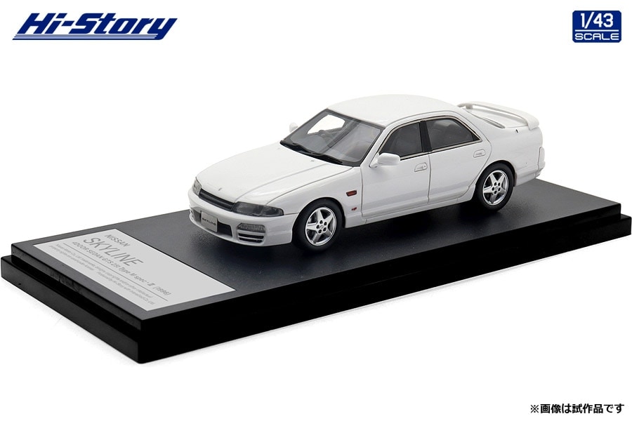 ハイストーリー 1/43 NISSAN SKYLINE 4DOOR SEDAN GTS 25t Type M spec・II (1996) ホワイト【HS477WH】 ミニカー HS477WH ニッサ