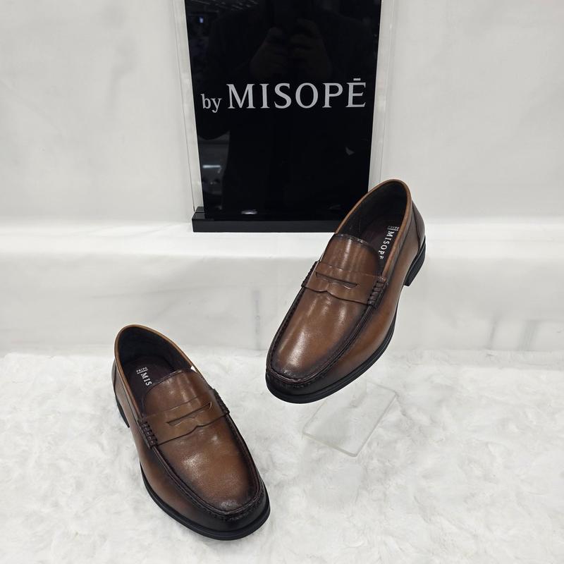 By 男性 クラシック ペニーローファー 122HT319SD201 MBROWN 1 JJ