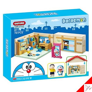 オックスフォード/2023/ドラえもん/野比 のび太/部屋/へや/ブリック/ブロック/DR3702/781PCS/正品/Doraemon /Made In Korea