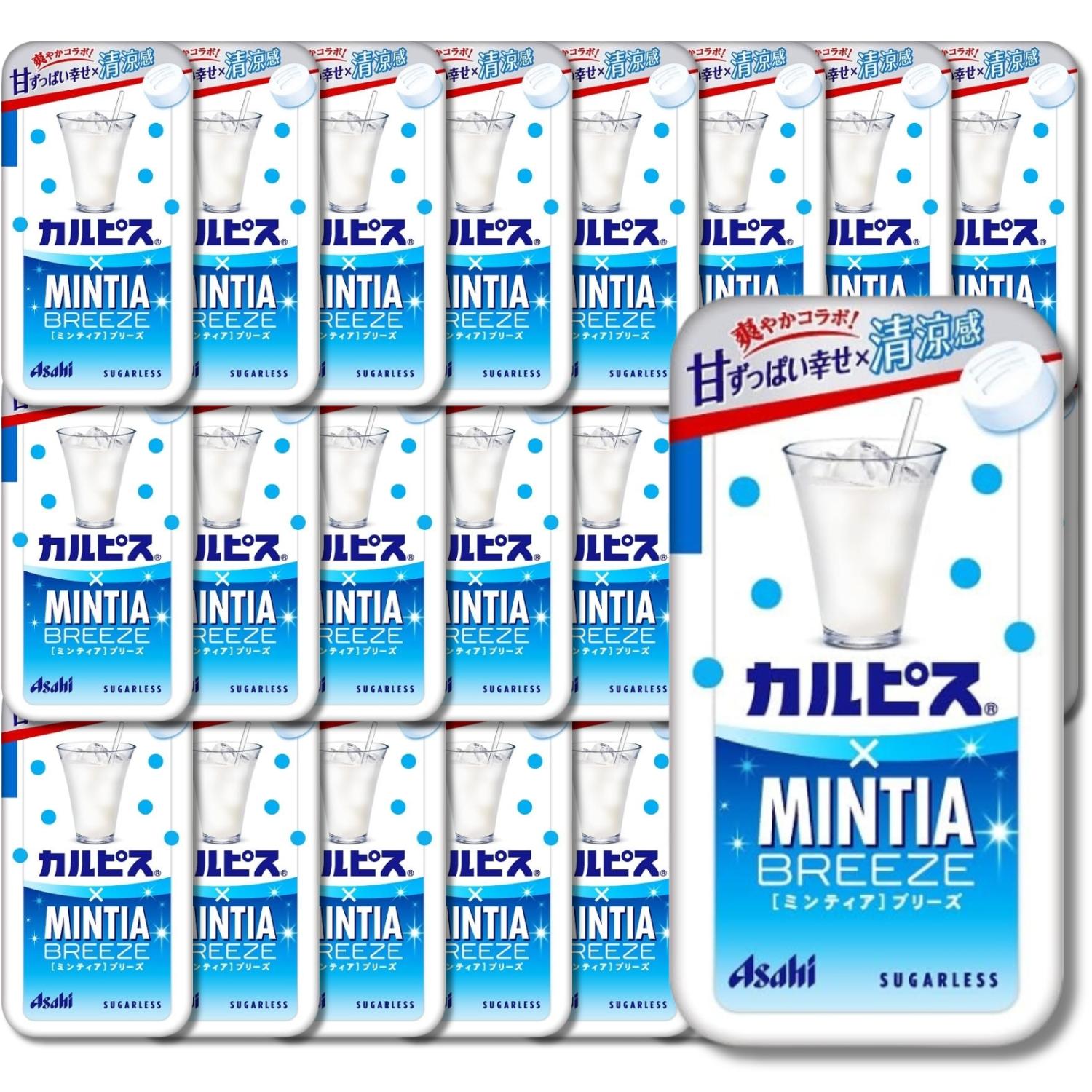24個セット アサヒグループ食品 カルピス×ミンティアブリーズ 30粒
