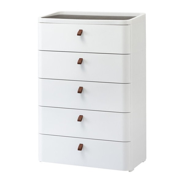 SANKA ロイヤルドロアー 725 WH/DBR 収納ケース 5段 (幅72cm) メーカー直送