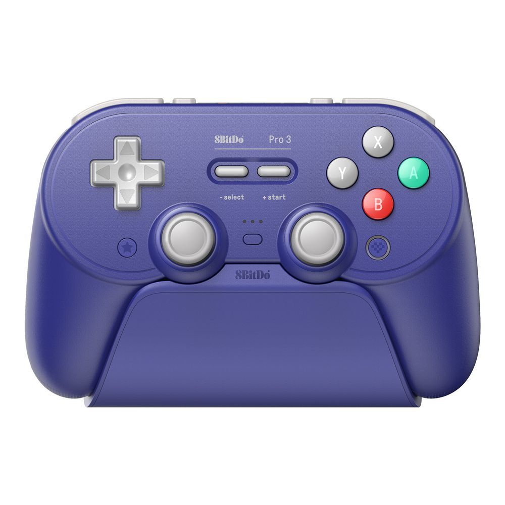 8BitDo 無線・有線接続 ゲーミングコントローラー　Switch/Switch2/Windows PC/MacOS/Android/iOS対応（パープル） PRO3BLUETOOTHPL