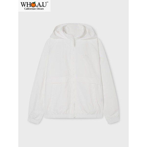 W.H.O ハイネックウィンドブレーカー(IVORY)-WHJJG2321U_IC