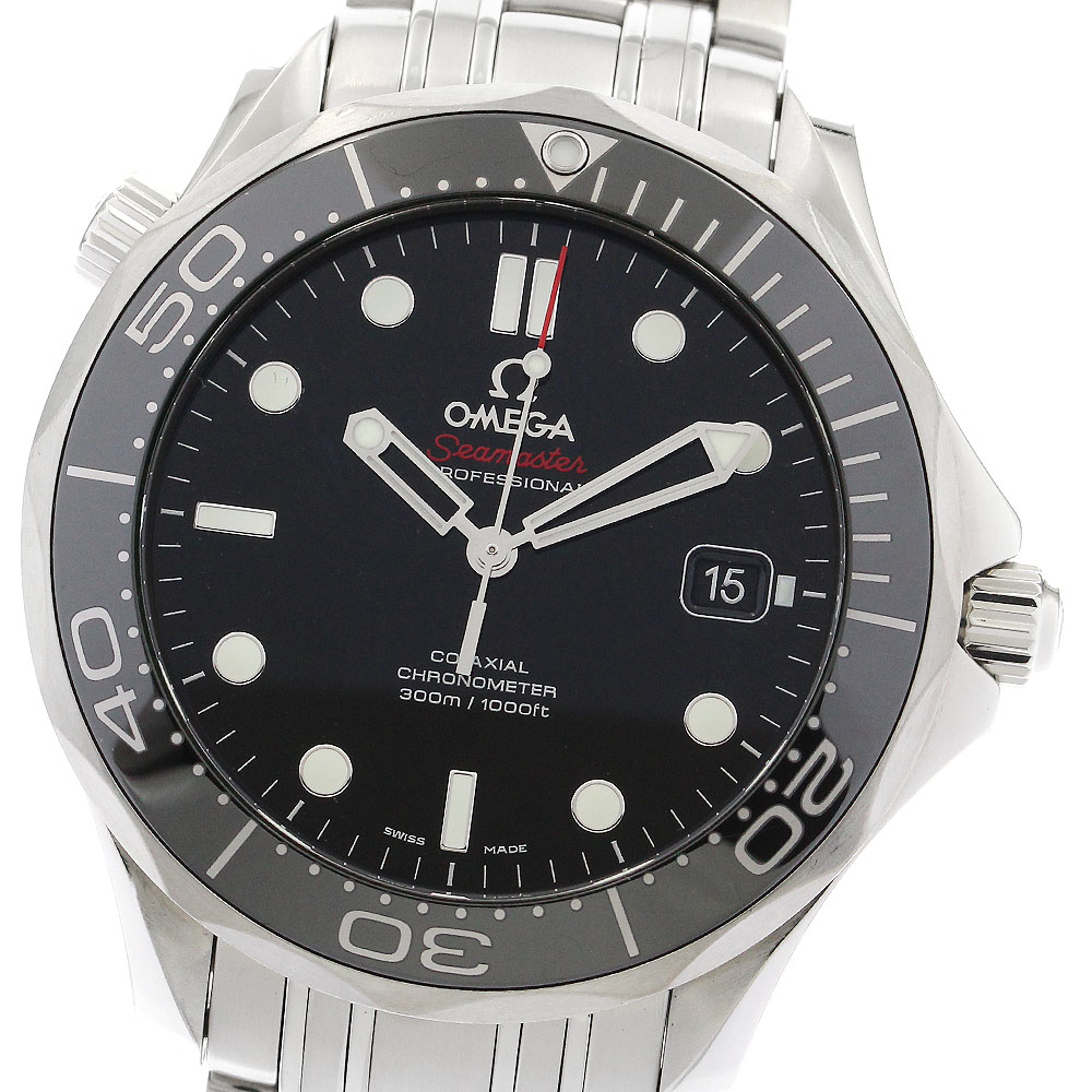 オメガ OMEGA 212.30.41.20.01.003 シーマスター300 コーアクシャル デイト 自動巻き メンズ _894240【中古】