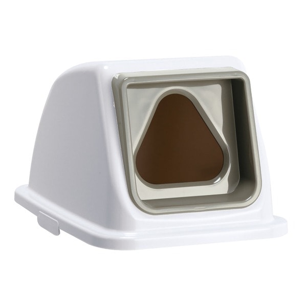 エコ分別カラーペール W65 フタ 灰 三角穴 ペットボトル （本体別売り）