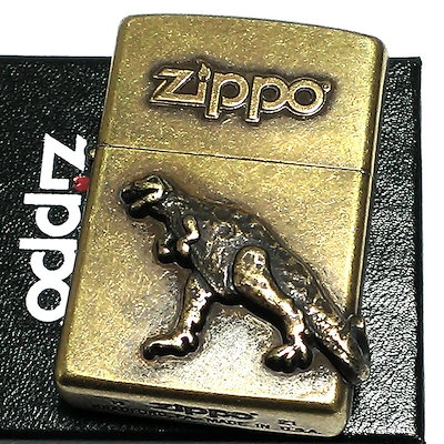 [Qoo10] ジッポー ZIPPO アンティークメタル ティラノ