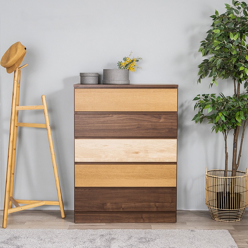 チェスト 収納 タンス コンパクト収納 木目調 グラデーション 幅79.5cm 5段 21,494円