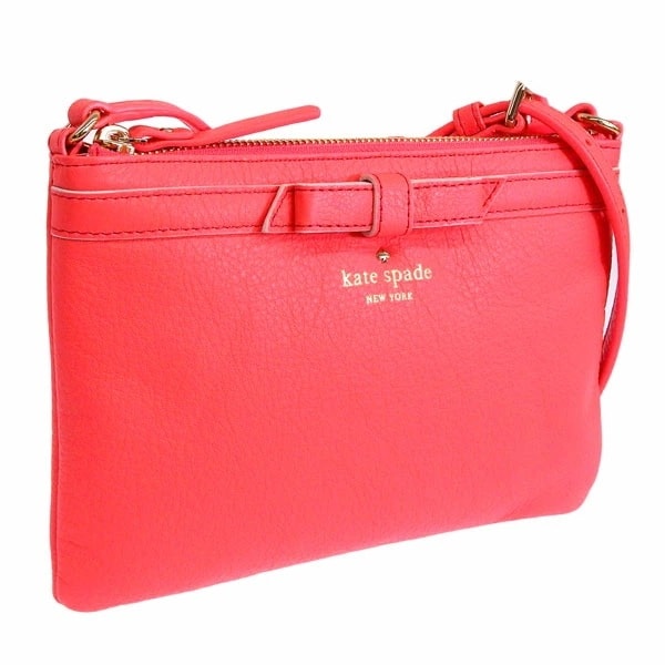 ケイトスペードニューヨーク kate spade new york レディース バッグ ショルダーバッグ レッド アウトレット pwru4299-665