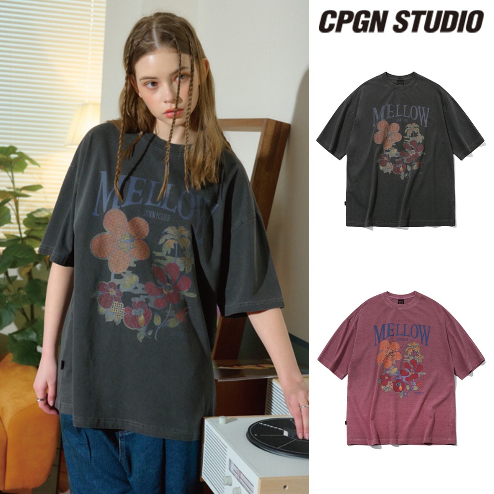 【CPGN STUDIO】24SS★ SUNNY CLUB Pigment Short Sleeve Tee CPGN STUDIO】 SUNNY CLUB Pigment Short Sleeve Tee Tシャツ