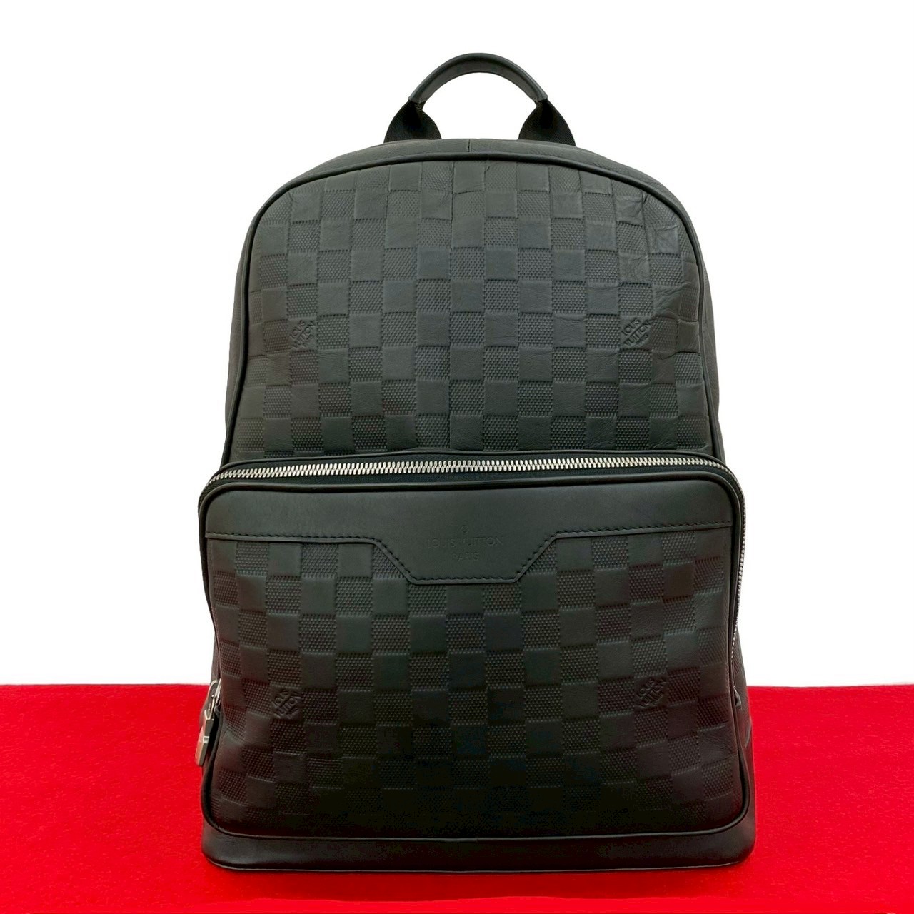 キャンパス ダミエアンフィニリュックサック レザー ブラック 34127