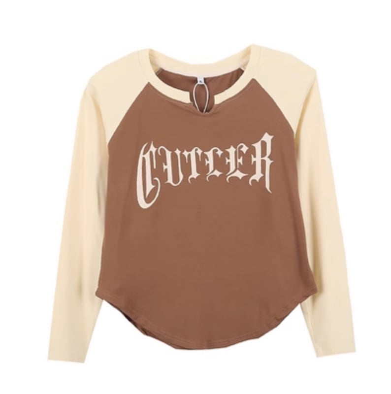 トップス デート Tシャツ カットソー 袖あり 長袖 かわいい 大人可愛い きれいめ シンプル カジュアル 大人 上品 おしゃれ お洒落 主役級 存在感 春 秋 10代 20代 30代 レディース