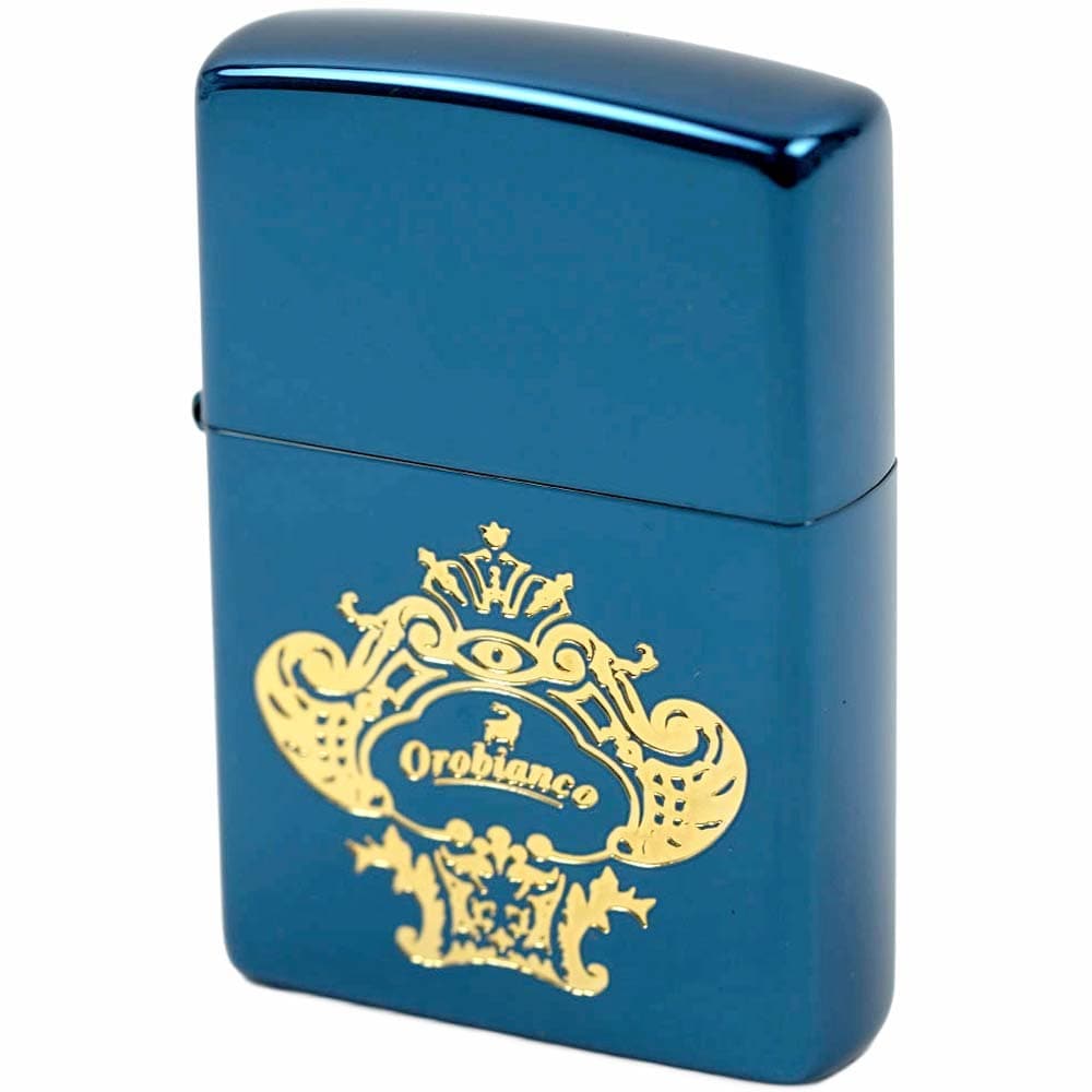 オロビアンコ ジッポー ジッポライター イオンブルー ゴールド ZIPPO Orobianco ORZ-003-BL