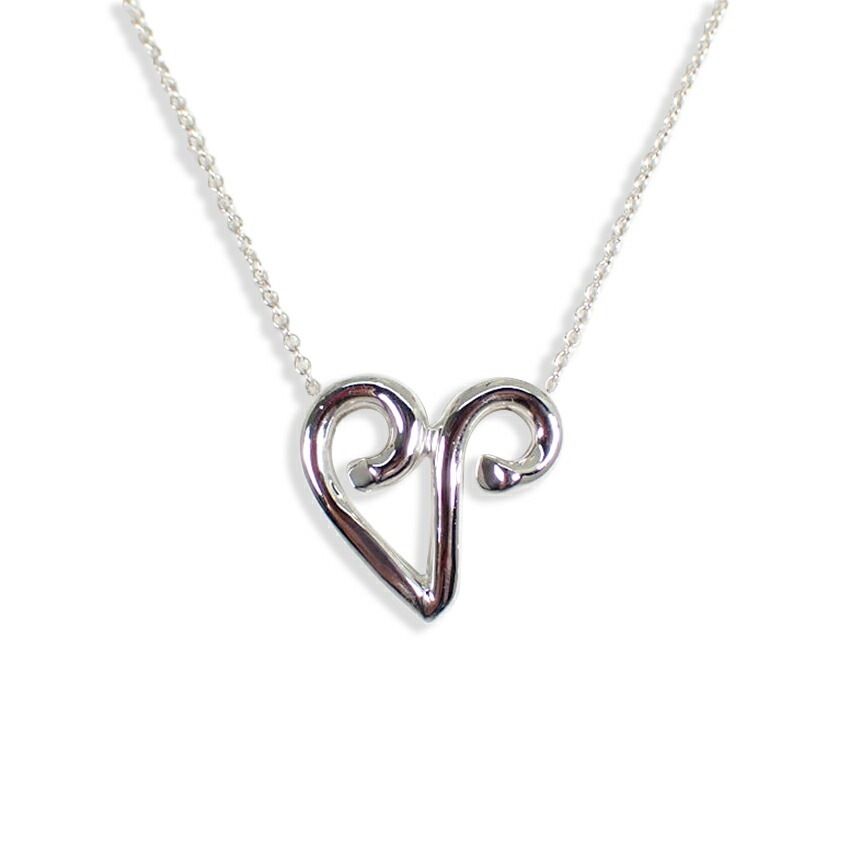 【中古】TIFFANY 925 ゾディアック おひつじ座 ペンダント[g329-83］