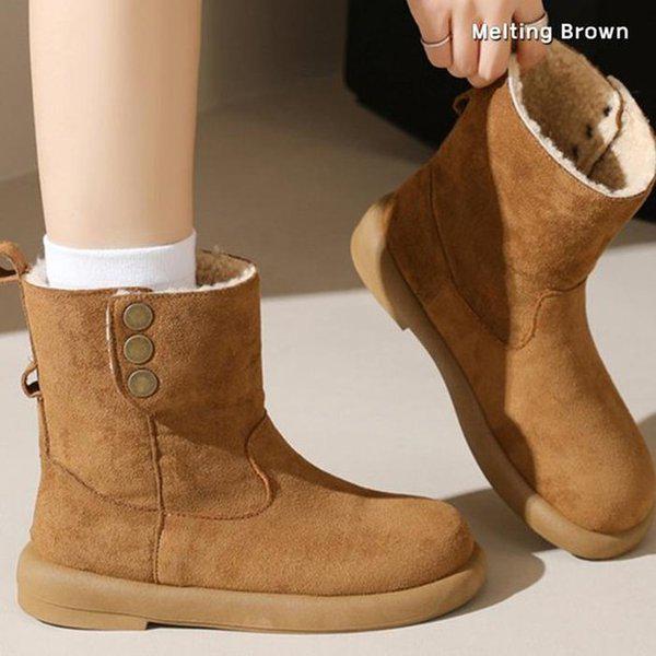 女性スエードブーツファーブーツ SS80