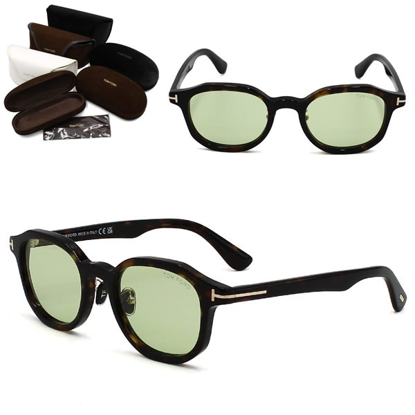 サングラス FT1149-D/S 56N 50 サングラス EYEWEAR ハバナ グリーン アジアンフィット メンズ レディース ユニセックス