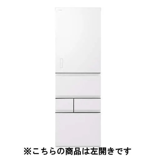 【無料長期保証】東芝 冷蔵庫 501L 左開き 5ドア 幅60cm たっぷりスリムタイプ 3段冷凍室 広々冷蔵室 ベジータ GR-Y500GTML ホワイト系 105,904円