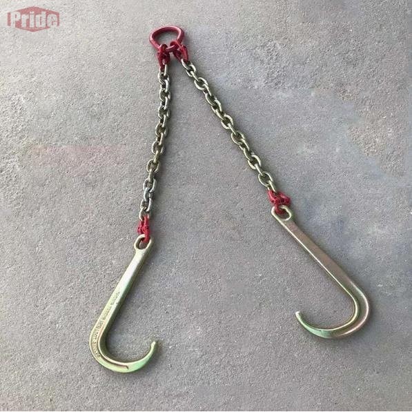 「期間限定セール」マンガン鋼製 Jフックチェーン 牽引フック 牽引チェーン トレーラーフック レッカー車 積載車 使用荷重4t 長さ1ｍ 7,655円