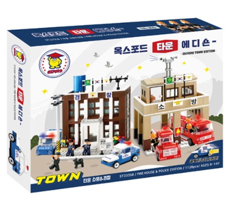 オックスフォード タウンエディション 警察＆消防 ブロック ブリック 韓国グッズ 韓国人気 組立て