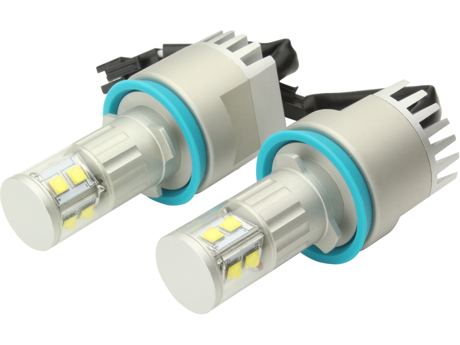 40W2 BMW イカリング交換用 LEDバルブ H8タイプ E87 E82 E88 E90 E91 E92 E93 E63 E64 E84 E70 E71 E89 6500K H-51