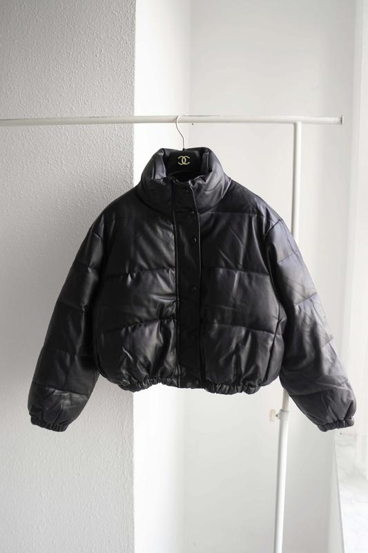 レザーパディングジャンパー