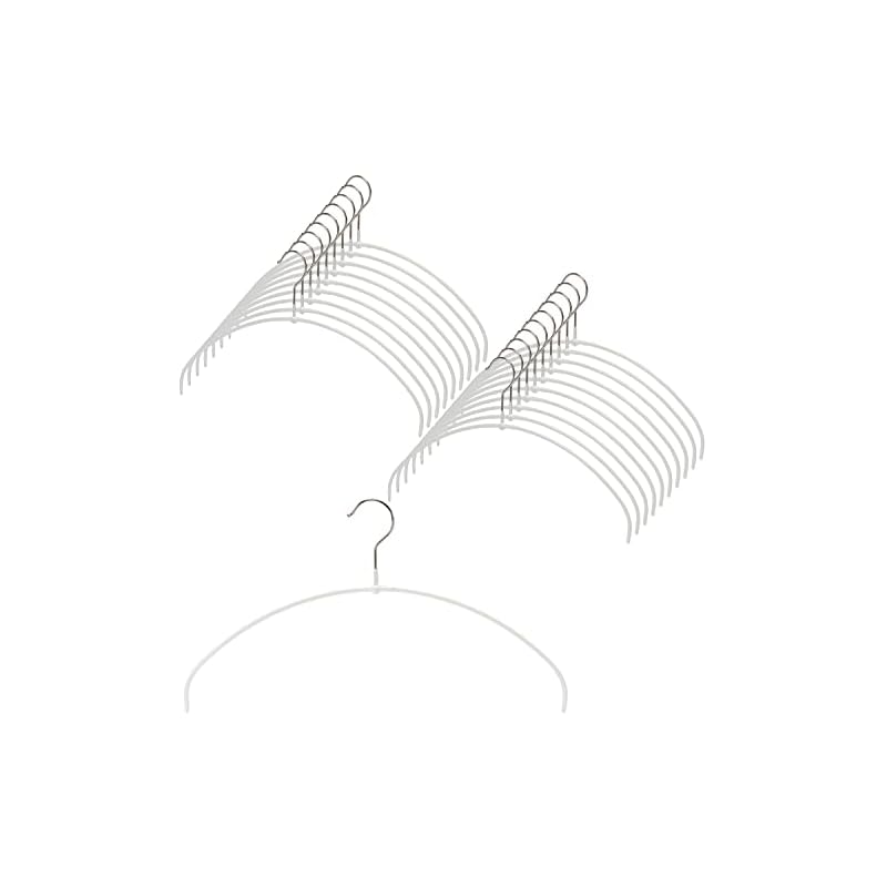 MAWA ドイツのすべらないマワハンガー エコノミックライト 40PT 20本組 ホワイト