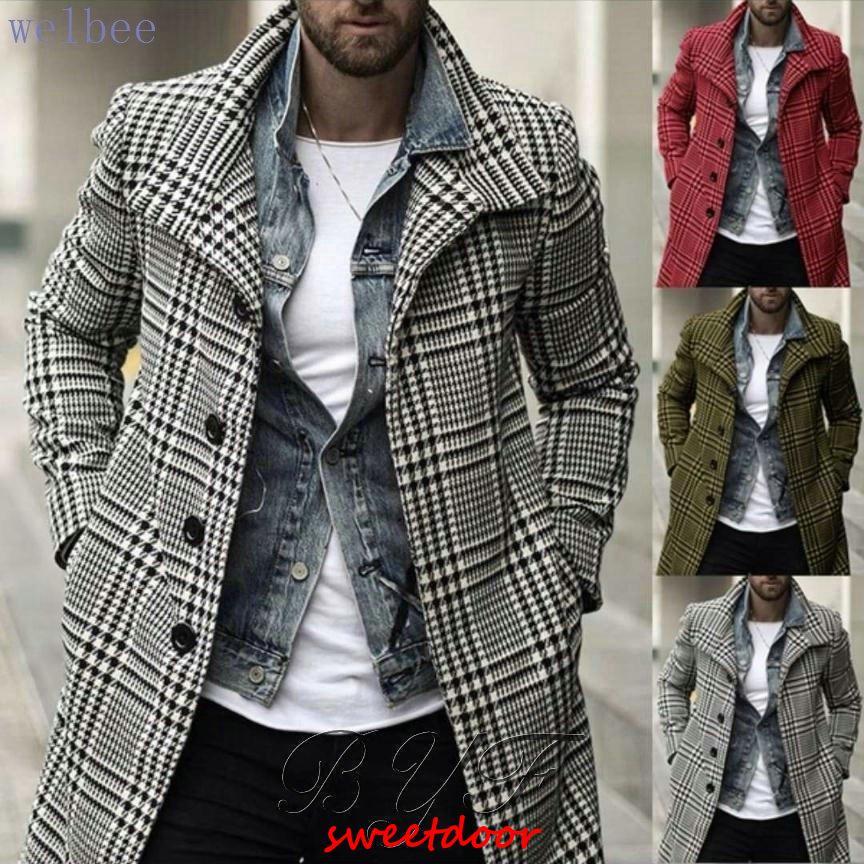 イベント特典 メンズチェスターコートおしゃれトレンチコート50代チェックロングアウター20代高品質ビジネスコートカジュアル40代30代