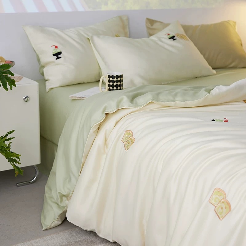 クラスa母親と赤ちゃんグレード100 Lfオーキッドファインテニス4ピースセットサマーフレッシュアンドクールアイスシルクシート