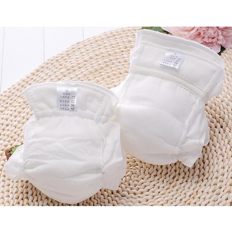 国内即発送 寄誼浙皐ル Baby Washable Diapers まとめ買いでお得 Soft Comfortable Nappies Infant Liner Cloth Reusable Newborn Diaper