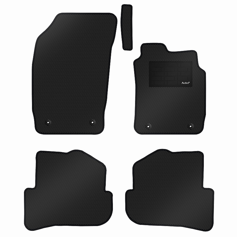 [防水マット]アウディ A1 A1スポーツバック 8XC系 フロアマット [カーボン柄]