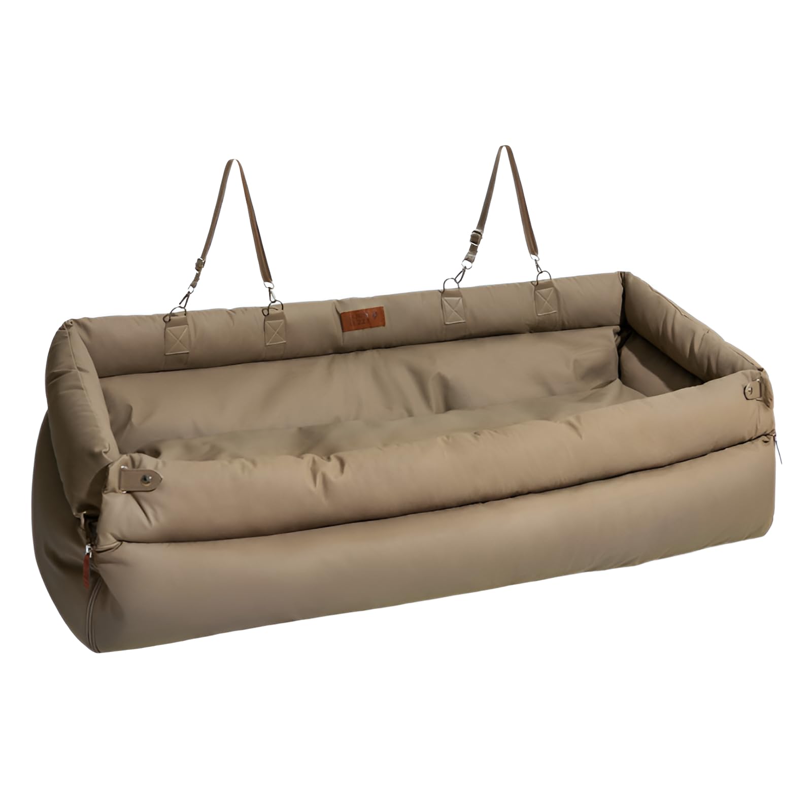 [GIIPET]犬 ドライビング ボックス 後部座席＆助手席対応 3in1 多機能 犬 車 シート/ベッド/バッグ 犬 車 ドライブボックス 通気性 汚れに強い 洗濯可能 お手入れ簡単 無地 犬 ドラ