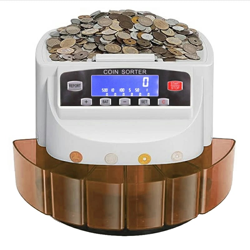 高速コインカウンター コインソーター 硬貨カウンター 硬貨計数機 コイン計数機 マネーカウンター 日本硬貨選別計数機 日本語 異物検出 日本語説明書 PSE認証