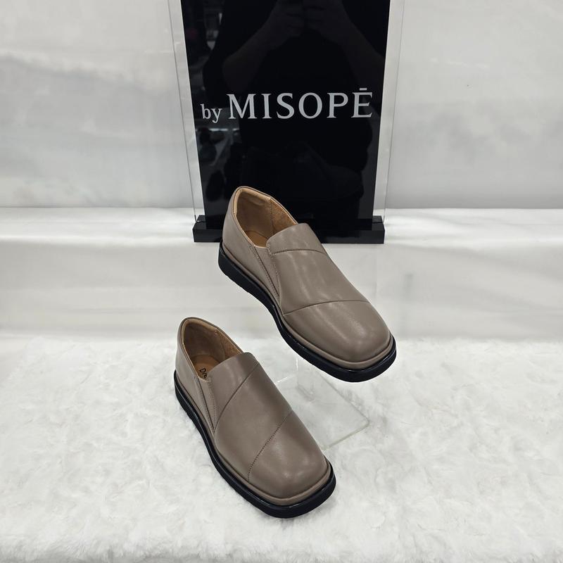 By 女性ツイストパターン スリッポン 612HT439SS013 SEPIA 3 JJ