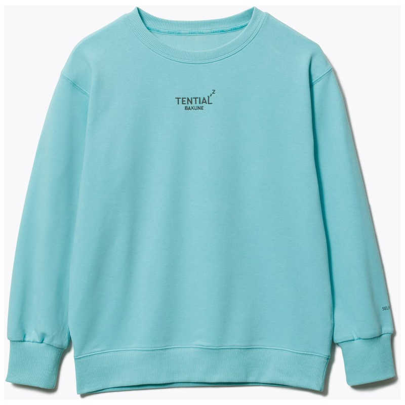 TENTIAL　BAKUNEスウェットウィメンズロングスリーブクルーネックターコイズ(M)　25FSBA044W00410005N
