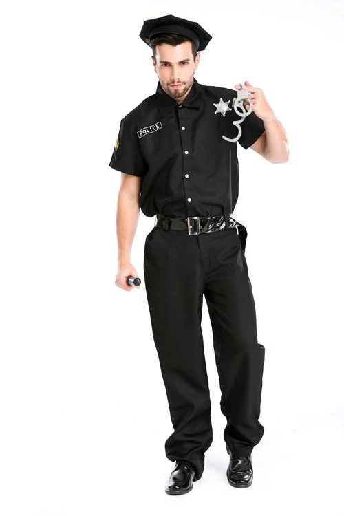 インストラクター 制服 ハロウィン メンズ 新モデル 制服 ロールプレイ 警察 メンズ コスチューム
