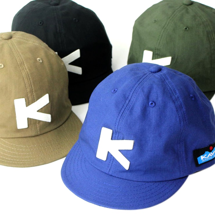 KAVU キッズ リップストップ ベースボールキャップ 日本製 子供用 キッズ アウトドア キャンプ 帽子 キャップ