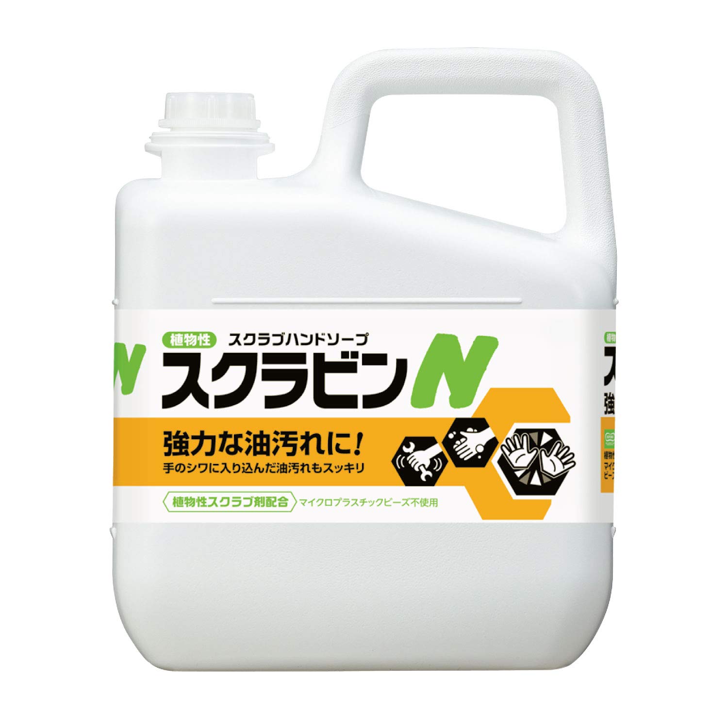 サラヤ 植物性スクラブハンドソープ スクラビンN 5kg フローラルウッディの香り 23155