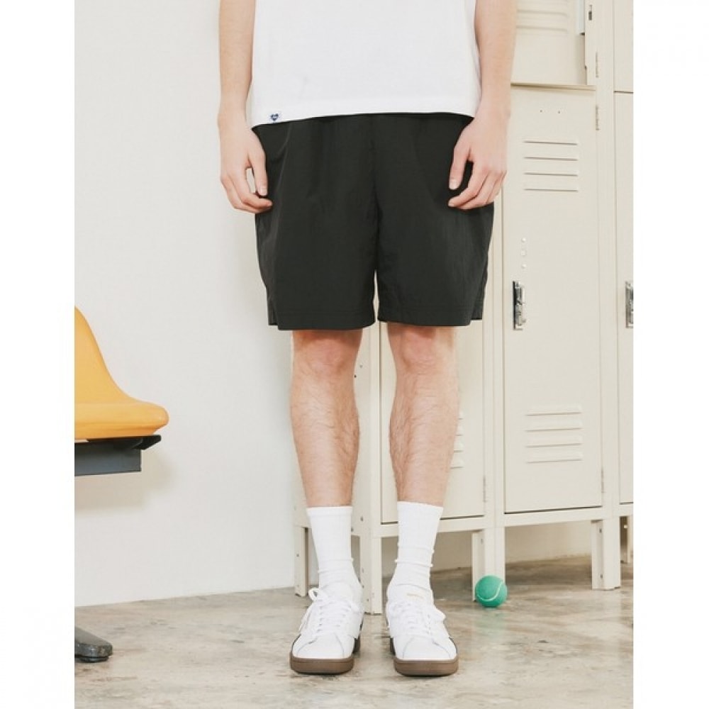 (ヘッジズ) 24SS スモールロゴナイロンショートパンツ SPPA4E101BK