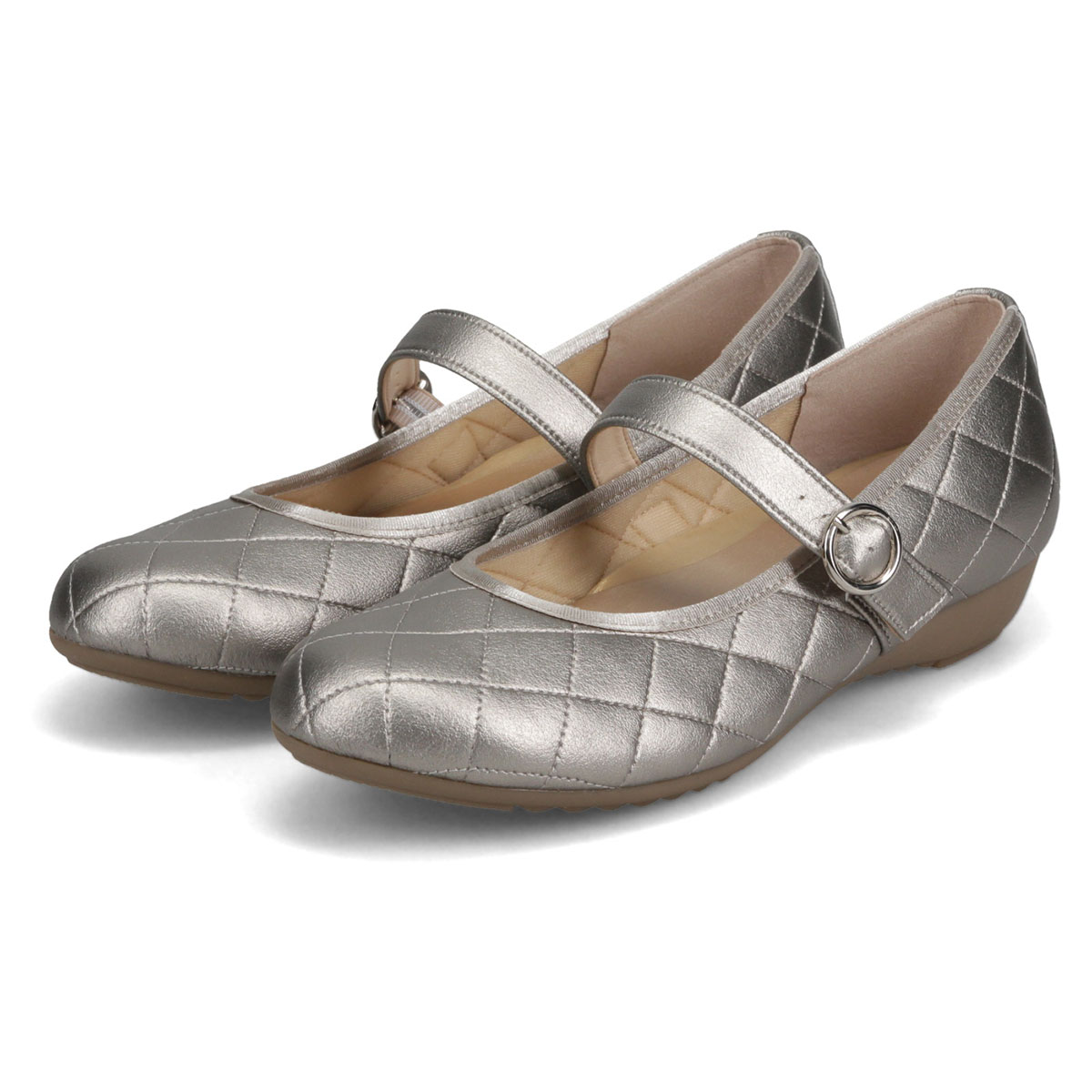 パンプス レディース ローヒール ストラップ 履きやすい 脱げにくい ストラップパンプス 婦人靴 ラウンドトゥ フラットシューズ 通勤 女性用 日本製 39269