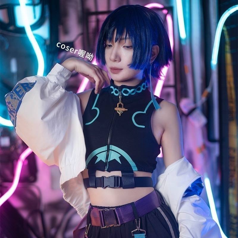 イベント文化祭 クリスマス ハロウィン 仮装 変身 コスチューム 日常服 コスプレ スカラマシュ Genshin 流浪者 散兵 げんしん 原神 スーツ ハロウィン 2023年新作入荷コスプレ