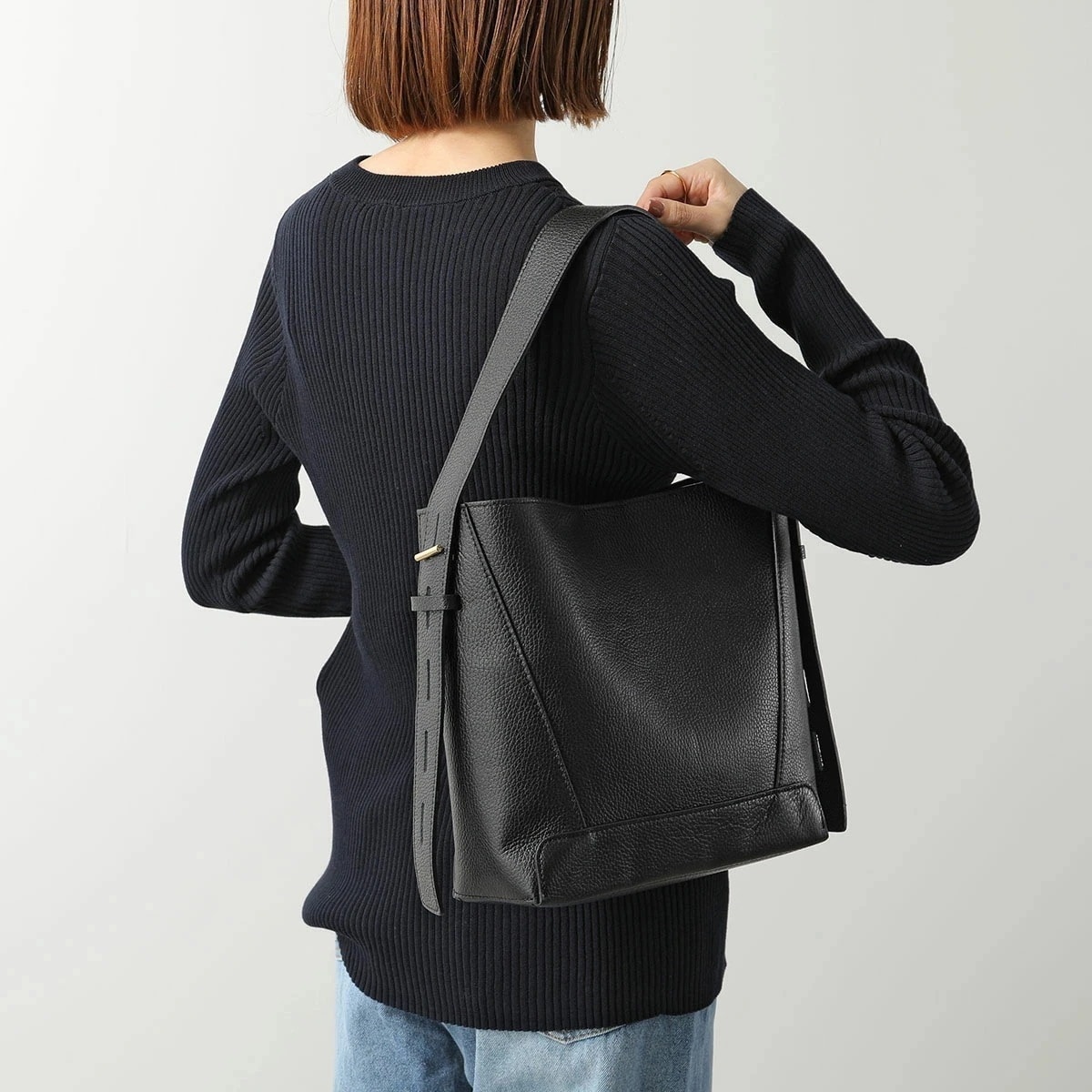 MILLELA FIRENZE ミレッラフィレンツェ ショルダーバッグ 10200580 レディース レザー ハンドバッグ クロスボディ ポーチ付き 鞄 01/BLACK 【ts】