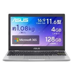 【新品/在庫あり】ASUS Vivobook Go 12 E210KA E210KA-N441WWS ドリーミーホワイト 11.6インチ Celeron N4500 4GBメモリ 1128GB eMM